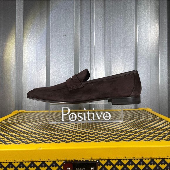 paul smith glynn suede penny loafers